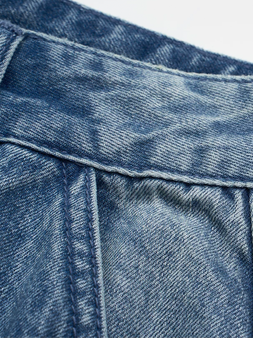 Washed Baggy Denim