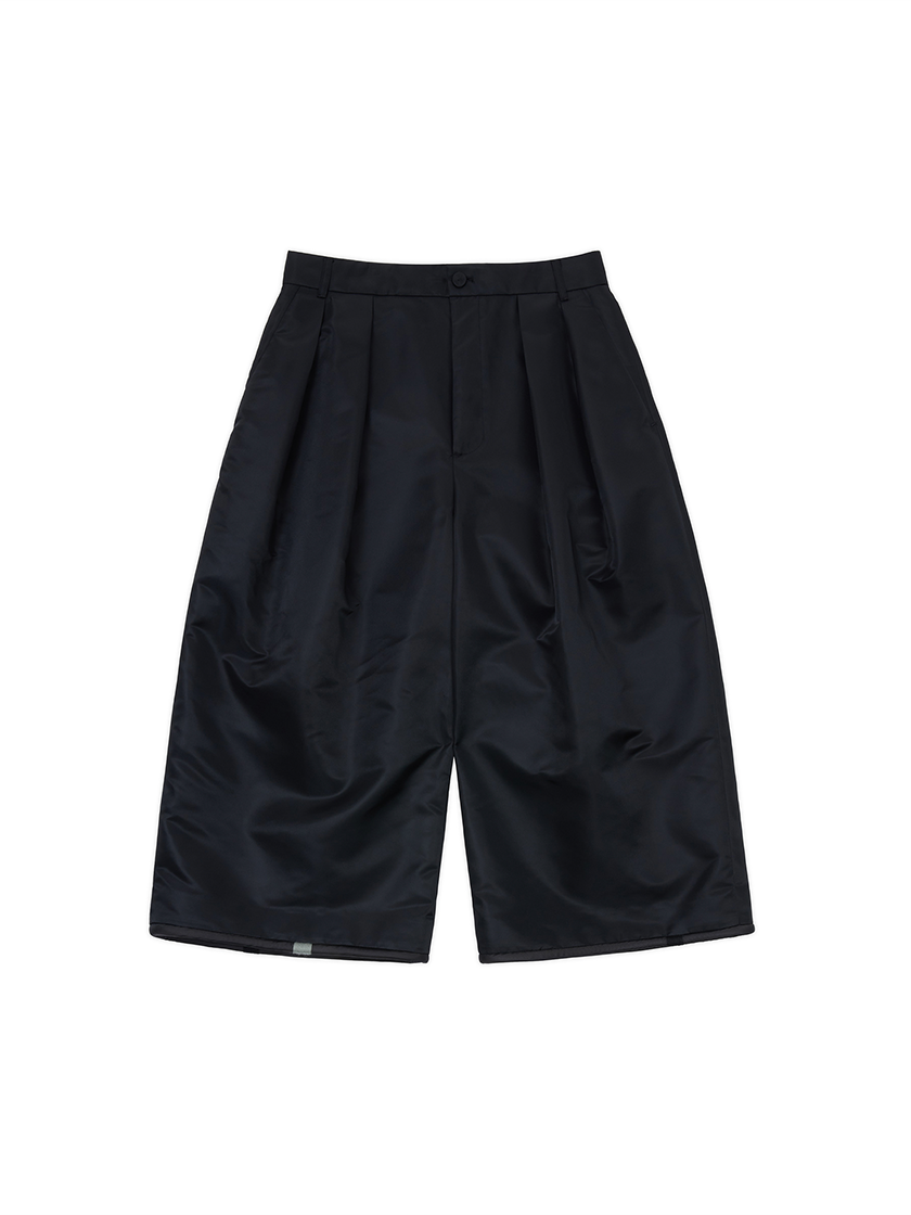 Balloon Nylon Cropped Trousers