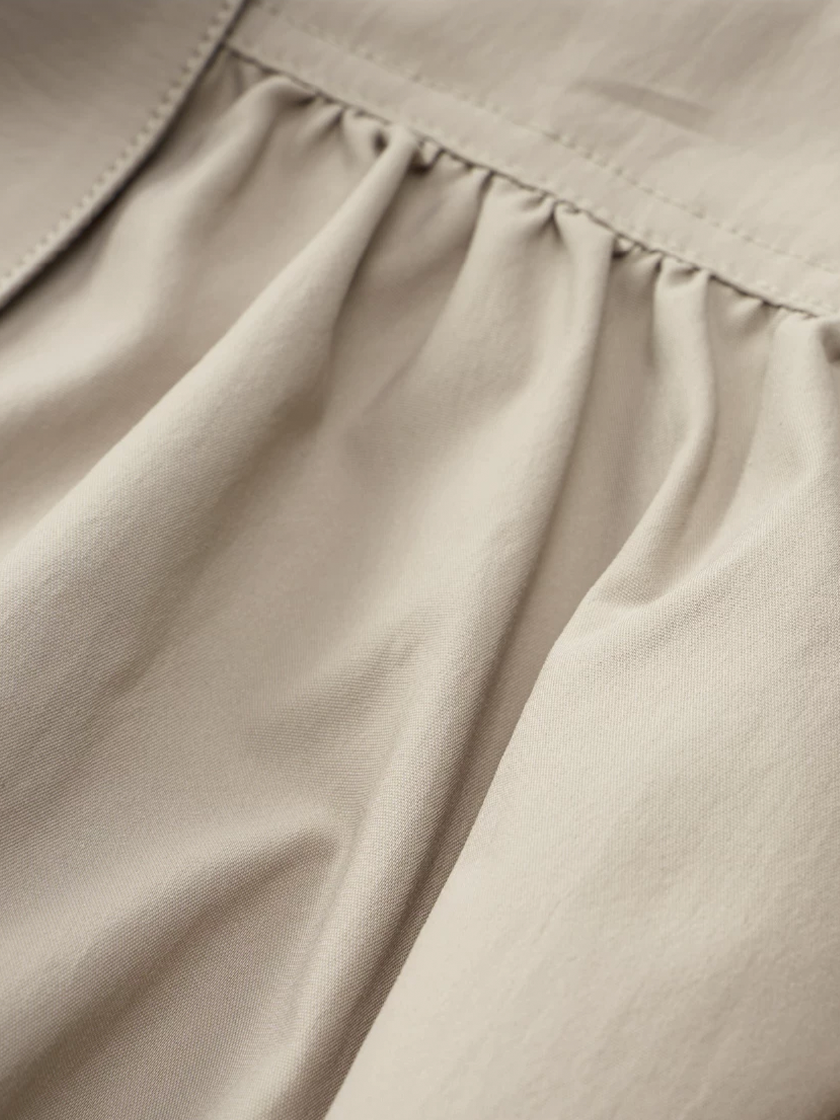 Balloon Pleated Lightweight Jacket