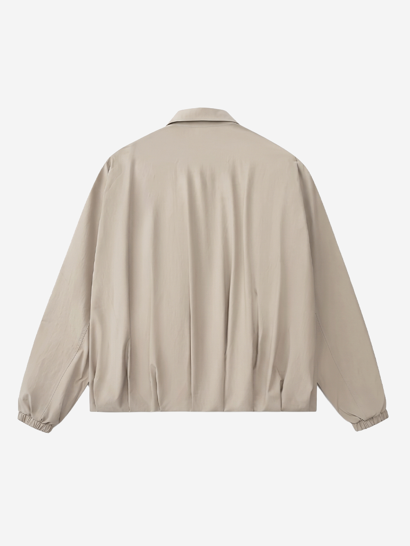 Balloon Pleated Lightweight Jacket