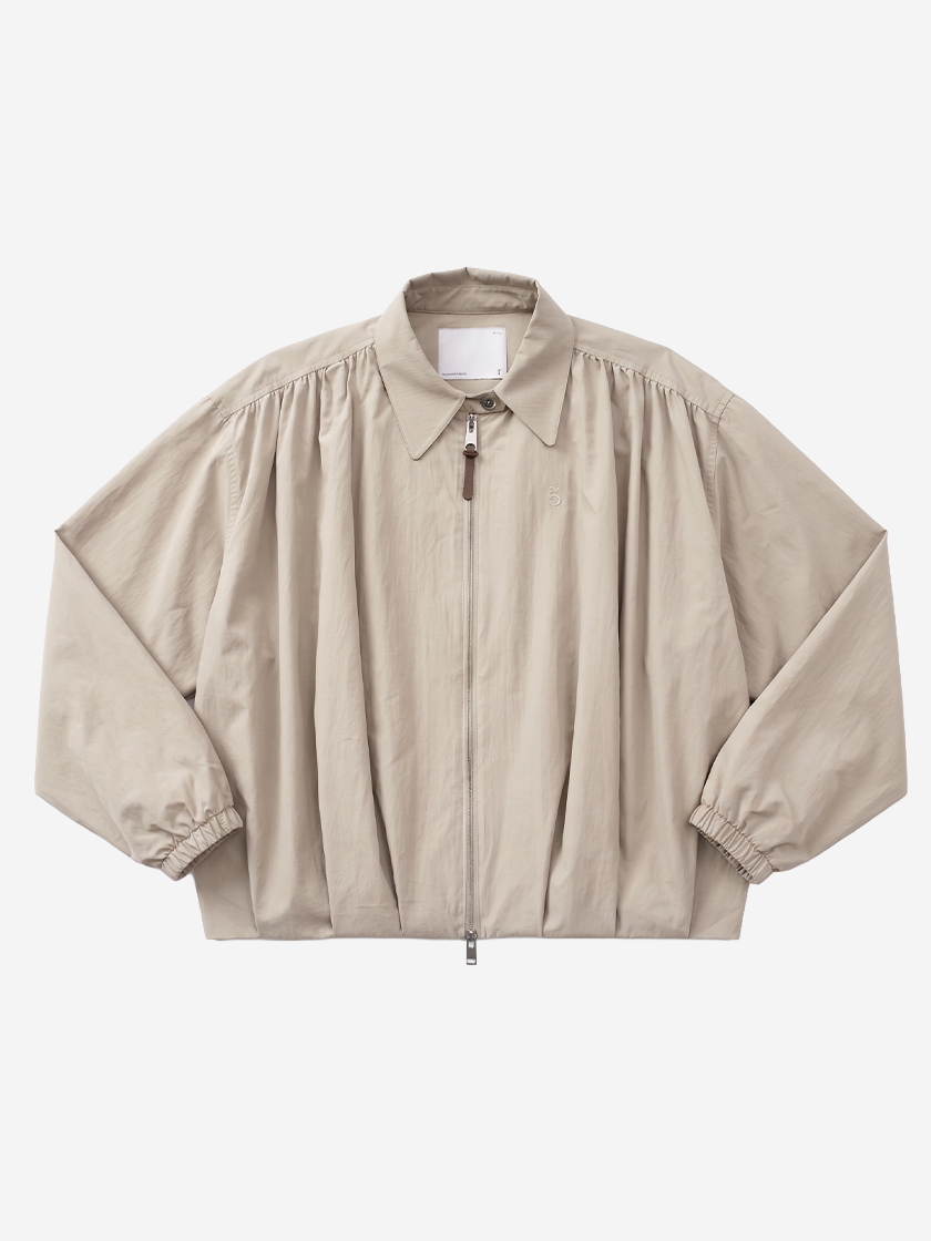 Balloon Pleated Lightweight Jacket