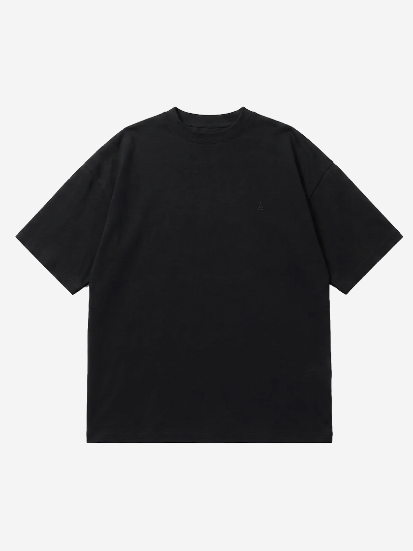 Oversized Blank Tee Black