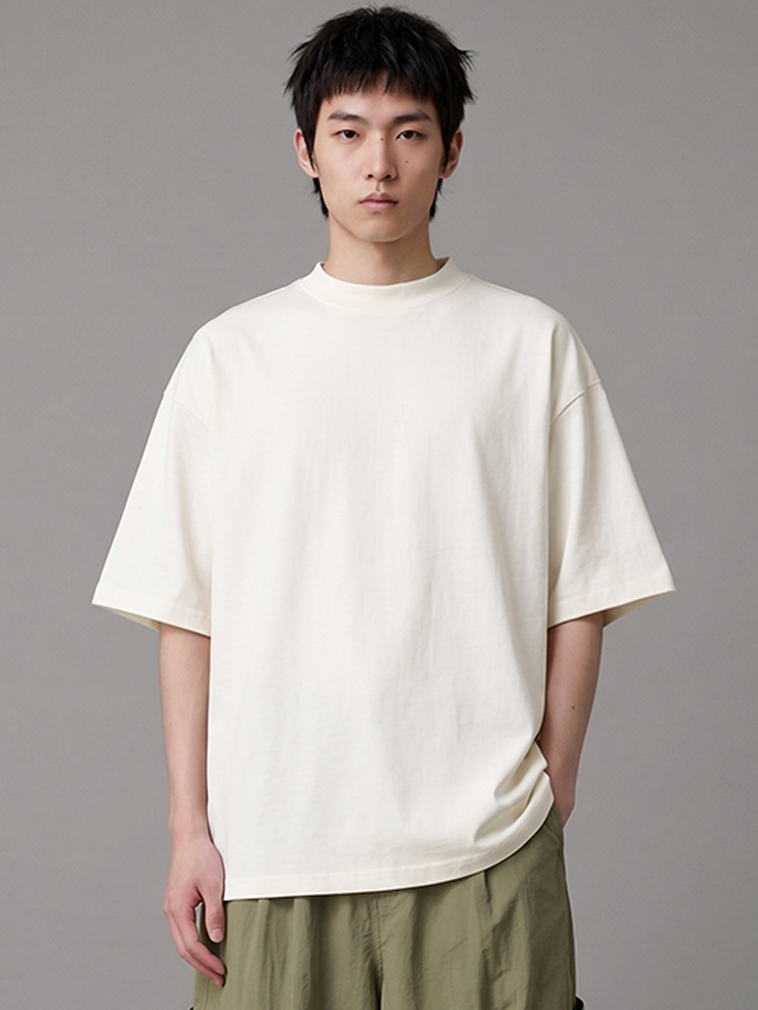 Oversized Blank Tee White