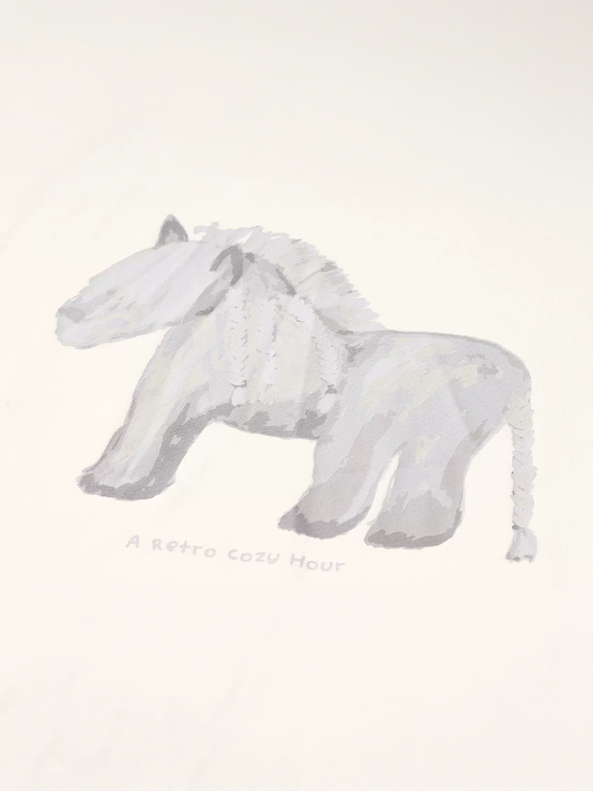 Cartoon Horse Tee