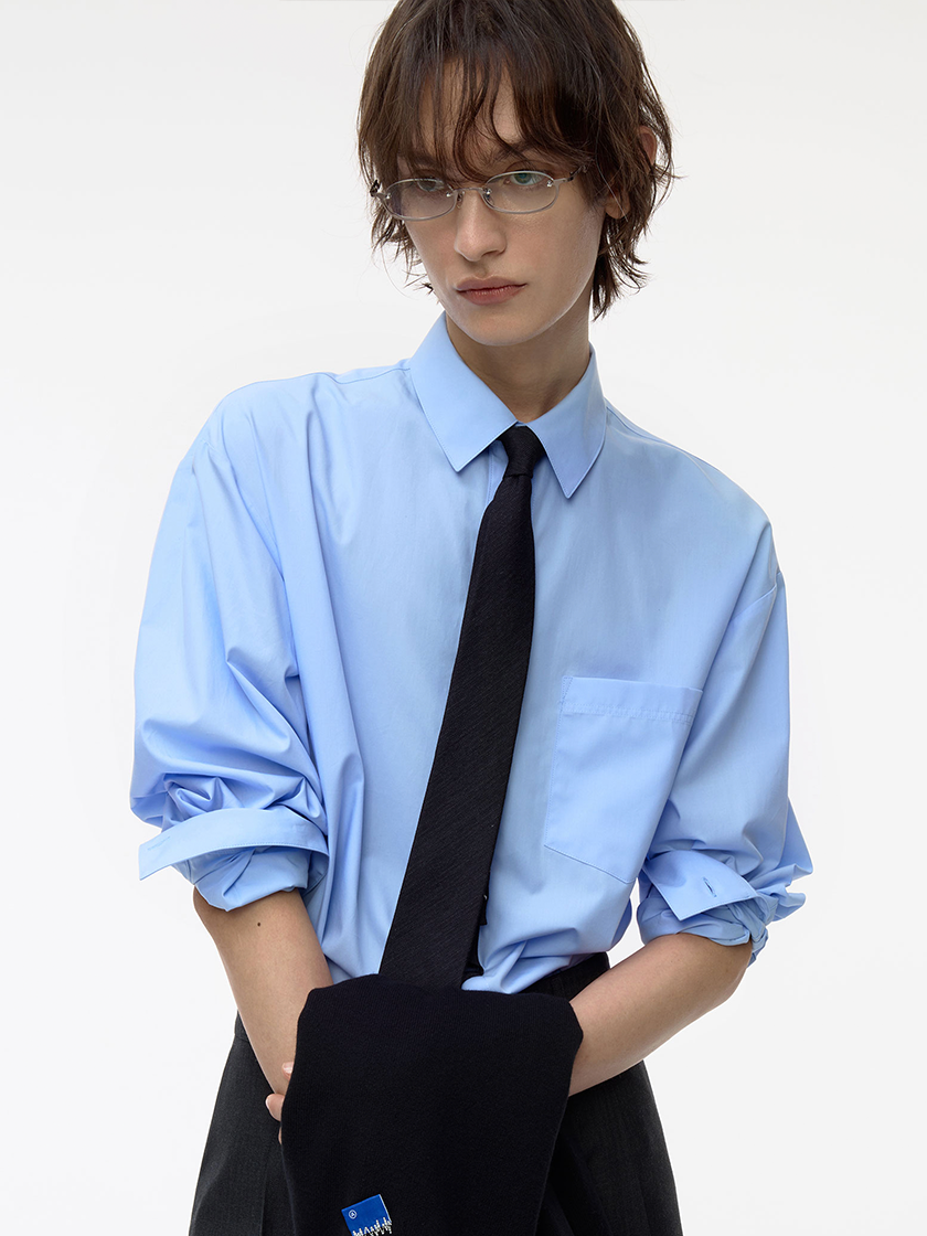 Relaxed Sky Blue Shirt