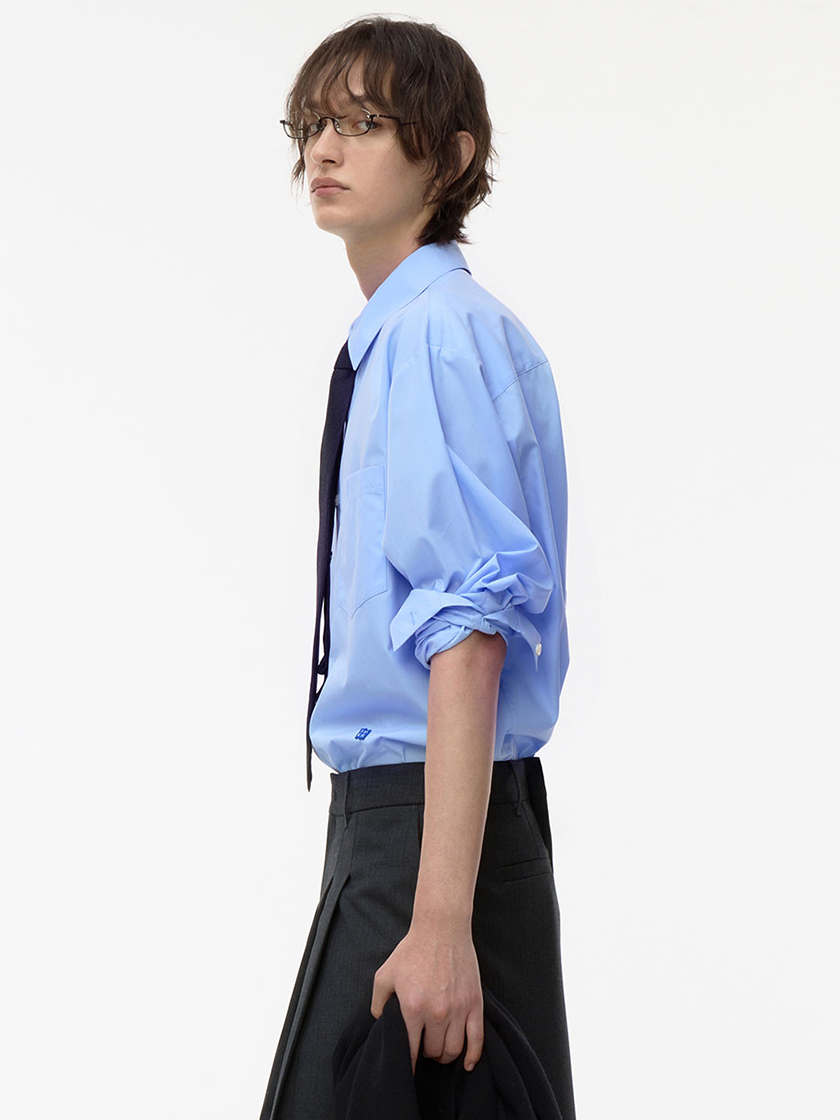 Relaxed Sky Blue Shirt