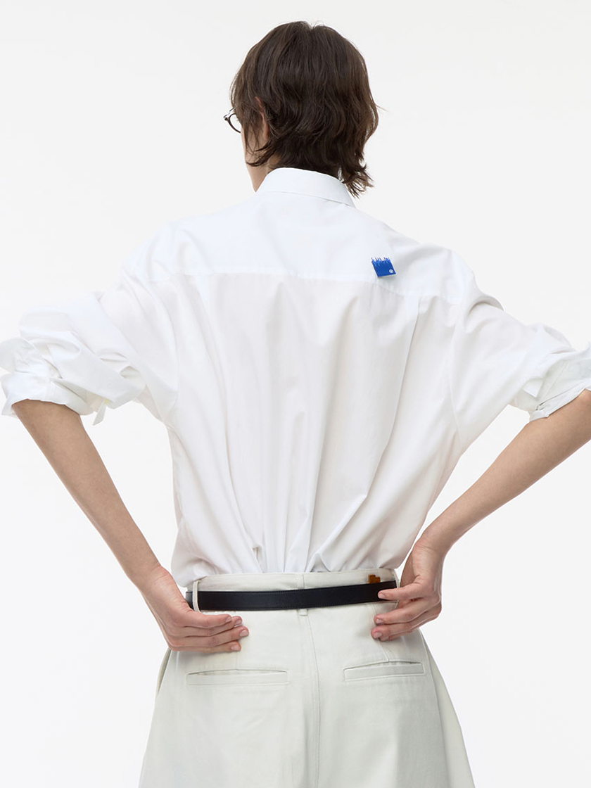 Relaxed White Shirt