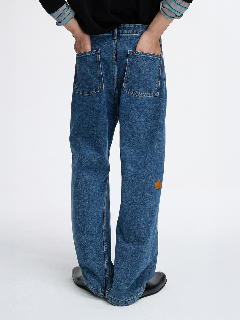 Twisted Seam Relaxed Denim