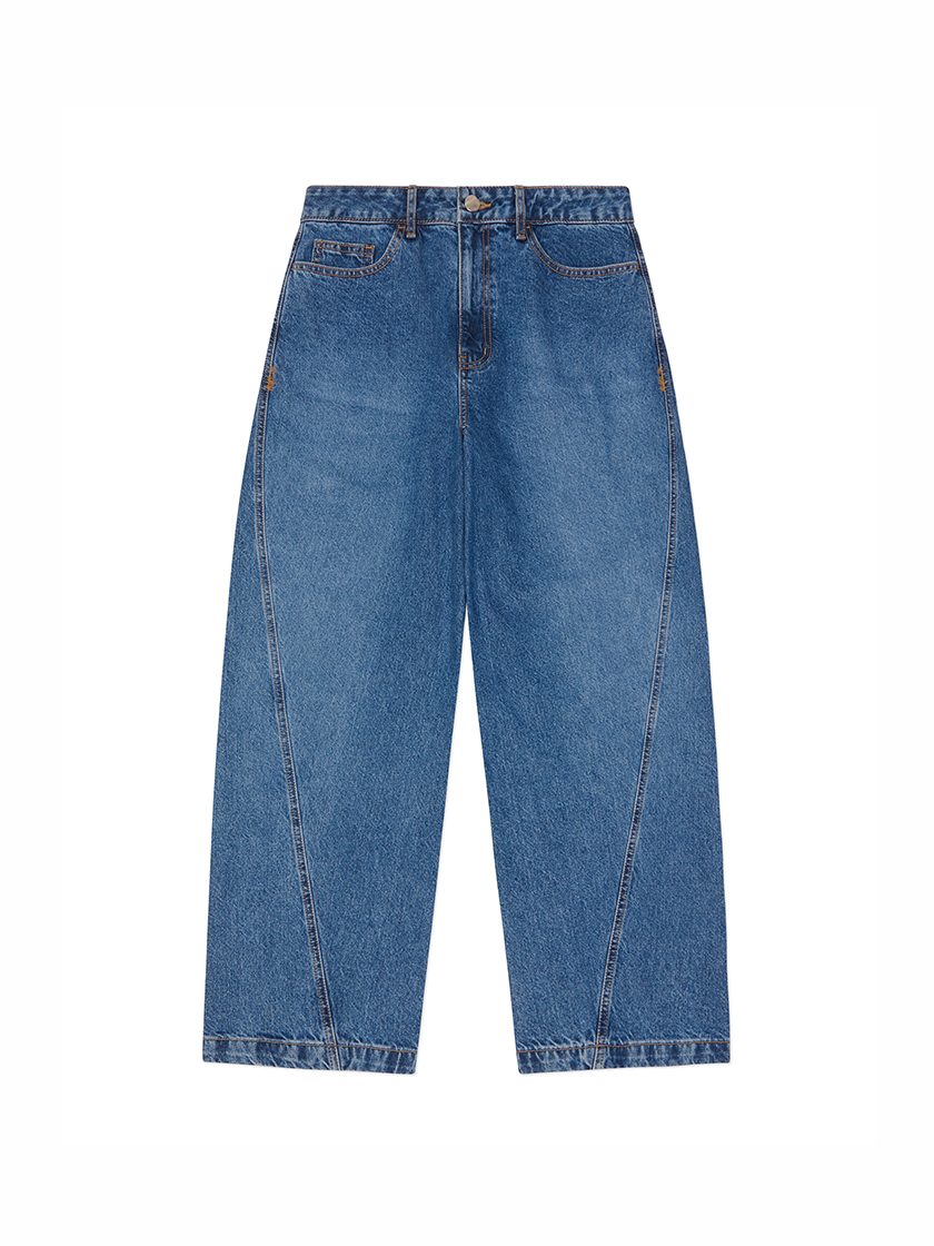 Twisted Seam Relaxed Denim