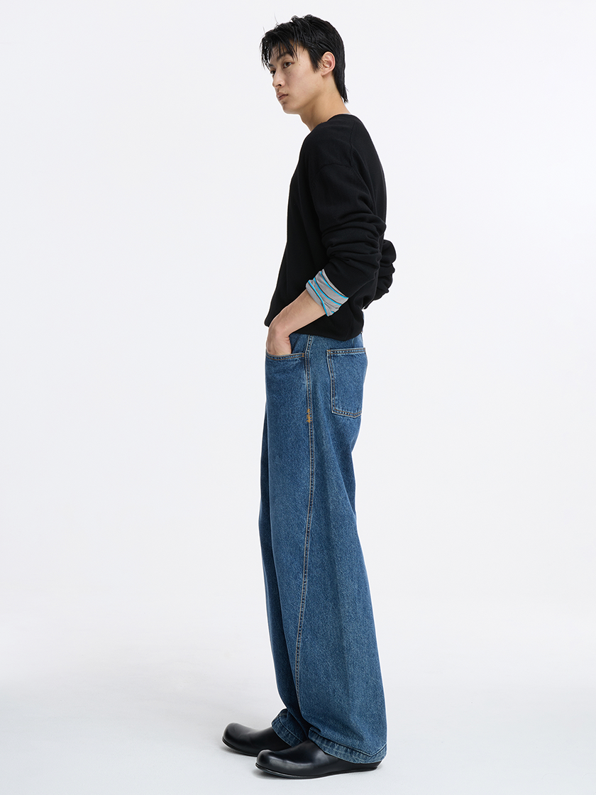 Twisted Seam Relaxed Denim