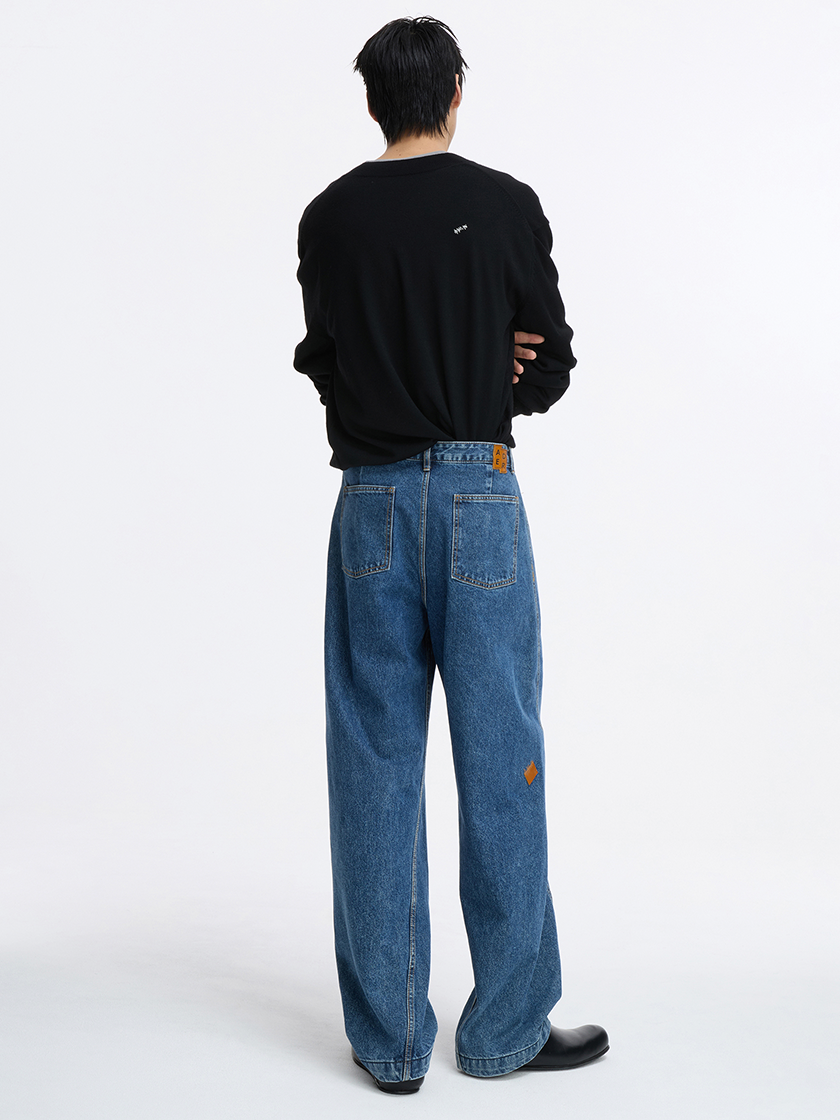 Twisted Seam Relaxed Denim