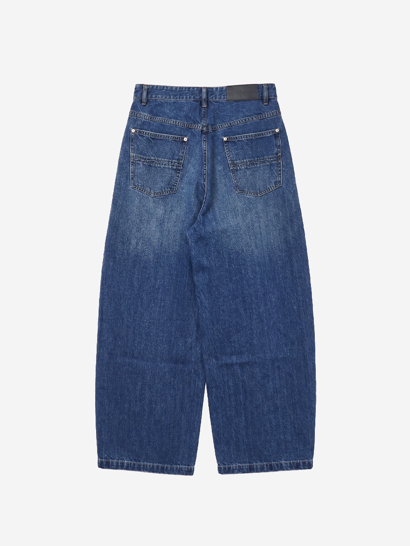 Dark Washed Cocoon Jeans