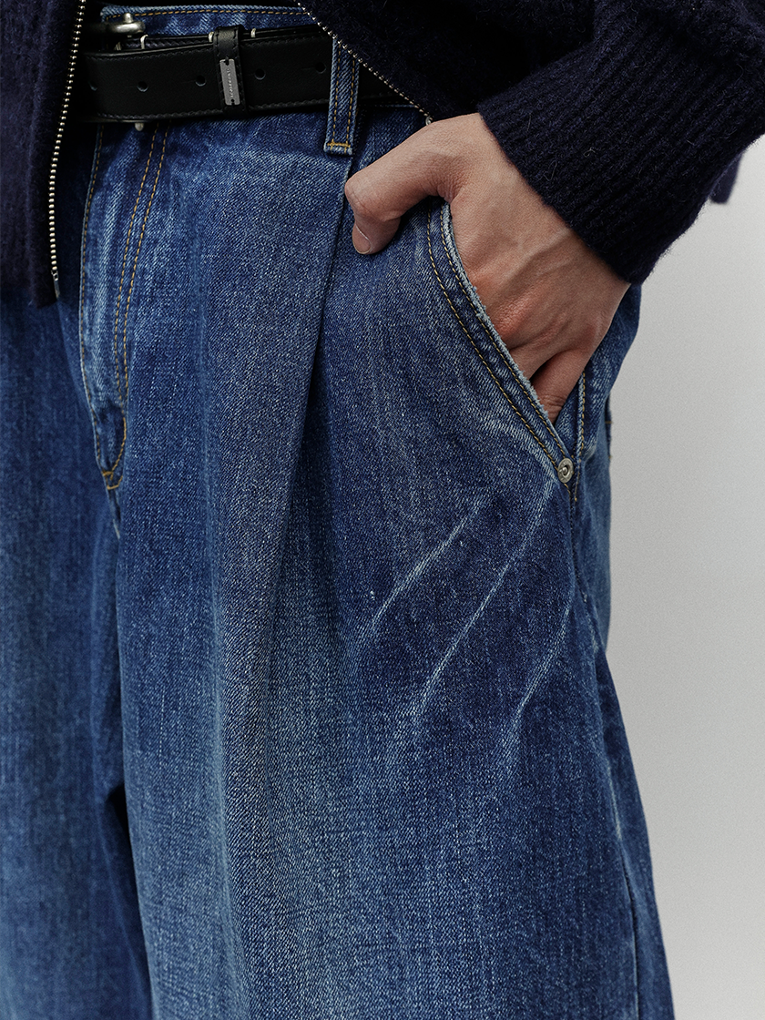 Dark Washed Cocoon Jeans