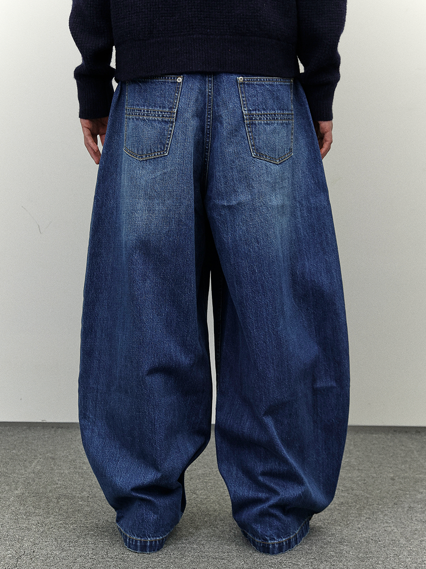 Dark Washed Cocoon Jeans