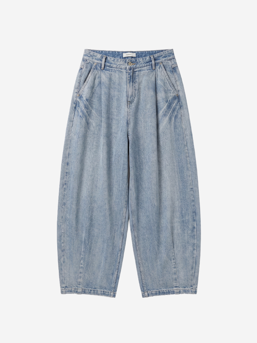 Light Washed Cocoon Jeans