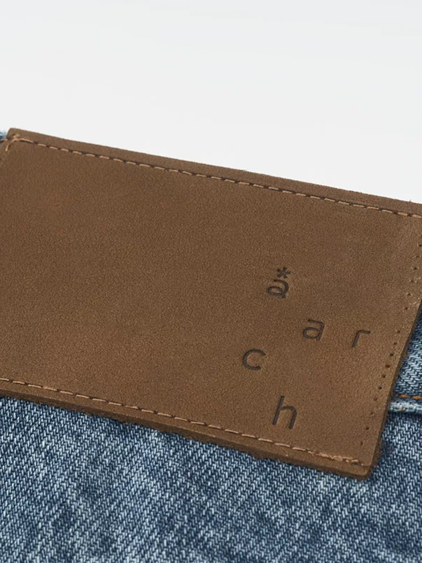 Curved Seam Baggy Denim