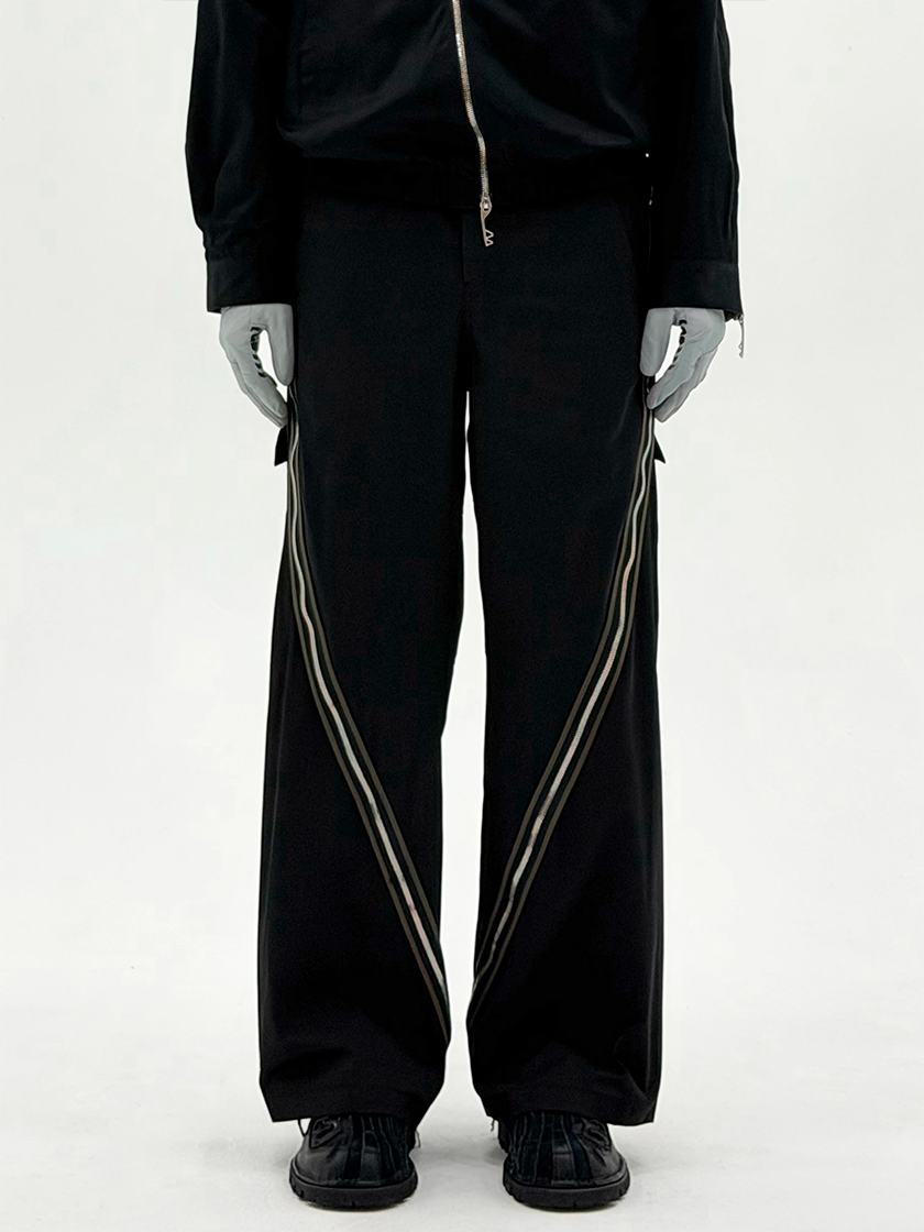 Diffraction 3-Way Zip Trousers