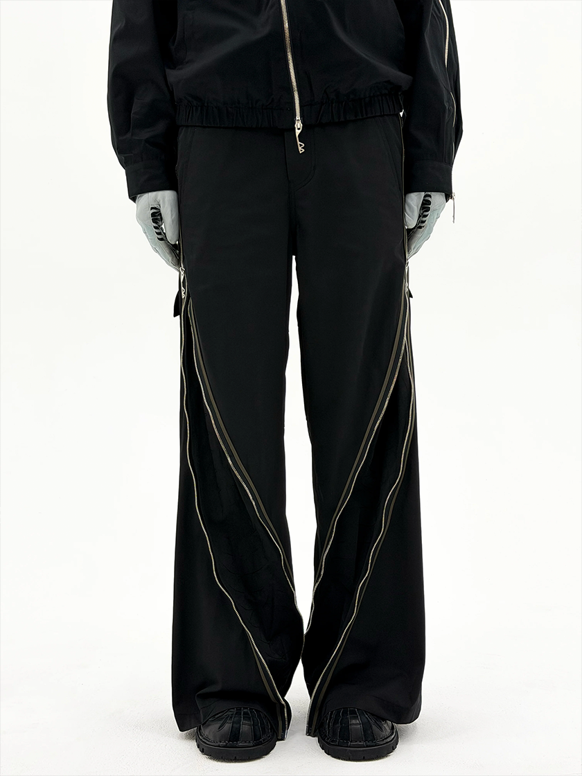 Diffraction 3-Way Zip Trousers