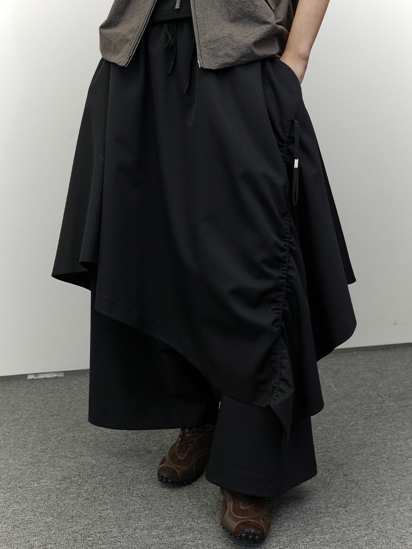 Geometric Panel Skort