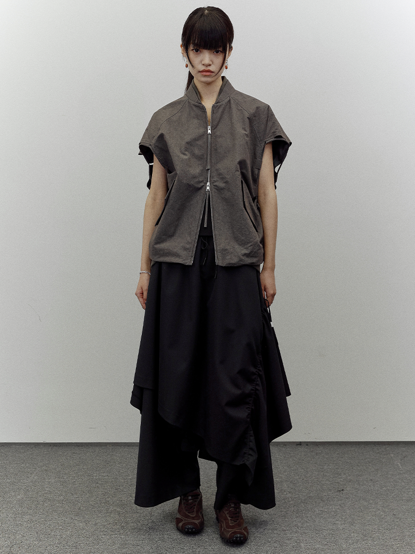 Geometric Panel Skort