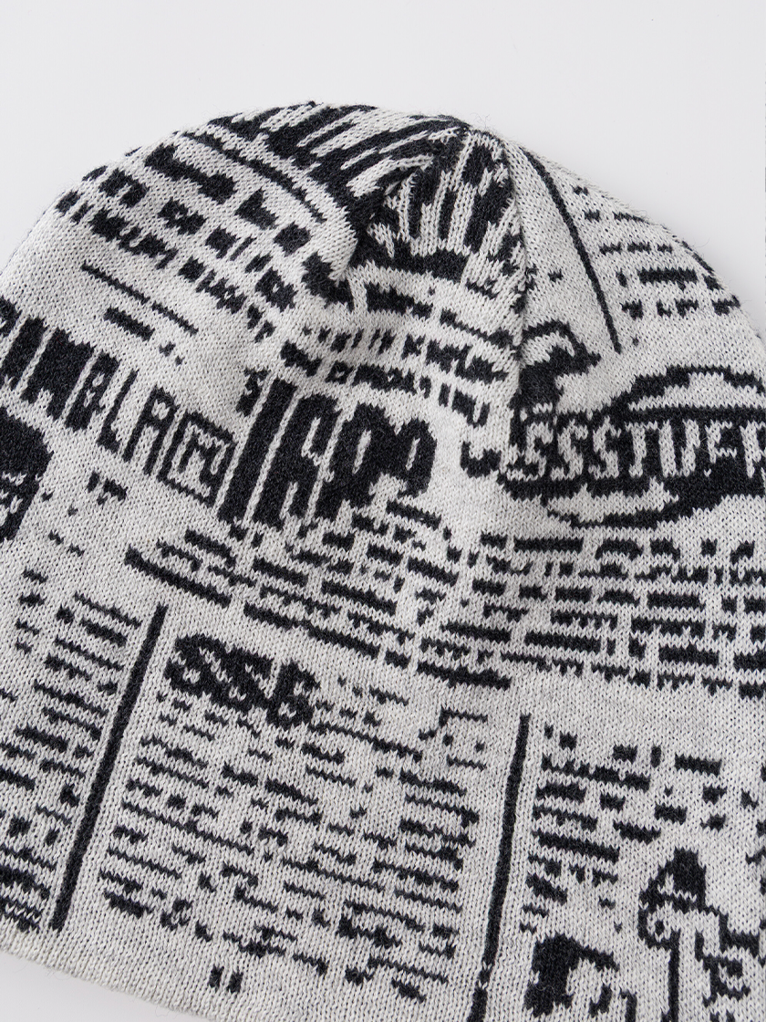 Newspaper Spy Beanie