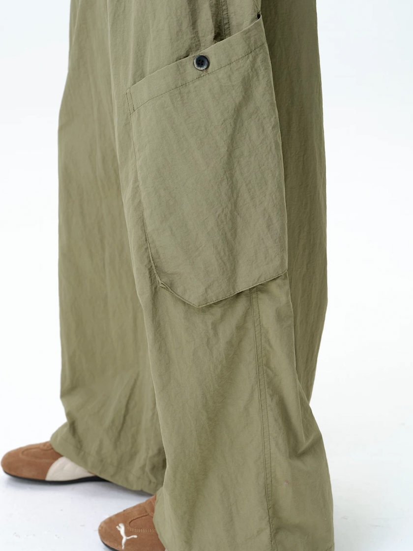 Relaxed Cargo Pants Green