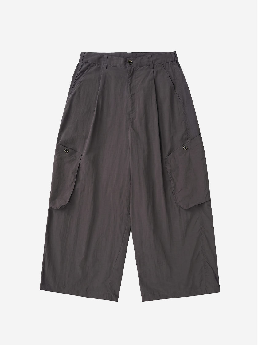 Relaxed Cargo Pants Gray