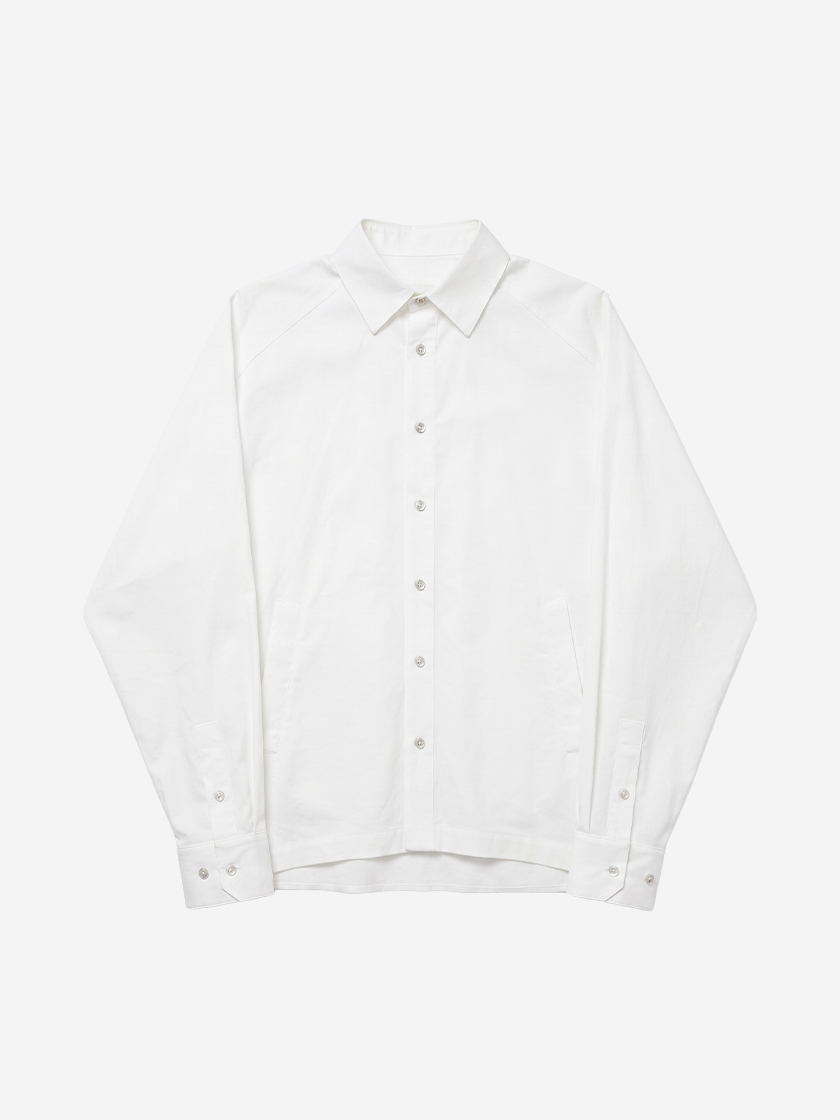 Oversized Balloon Shirt White