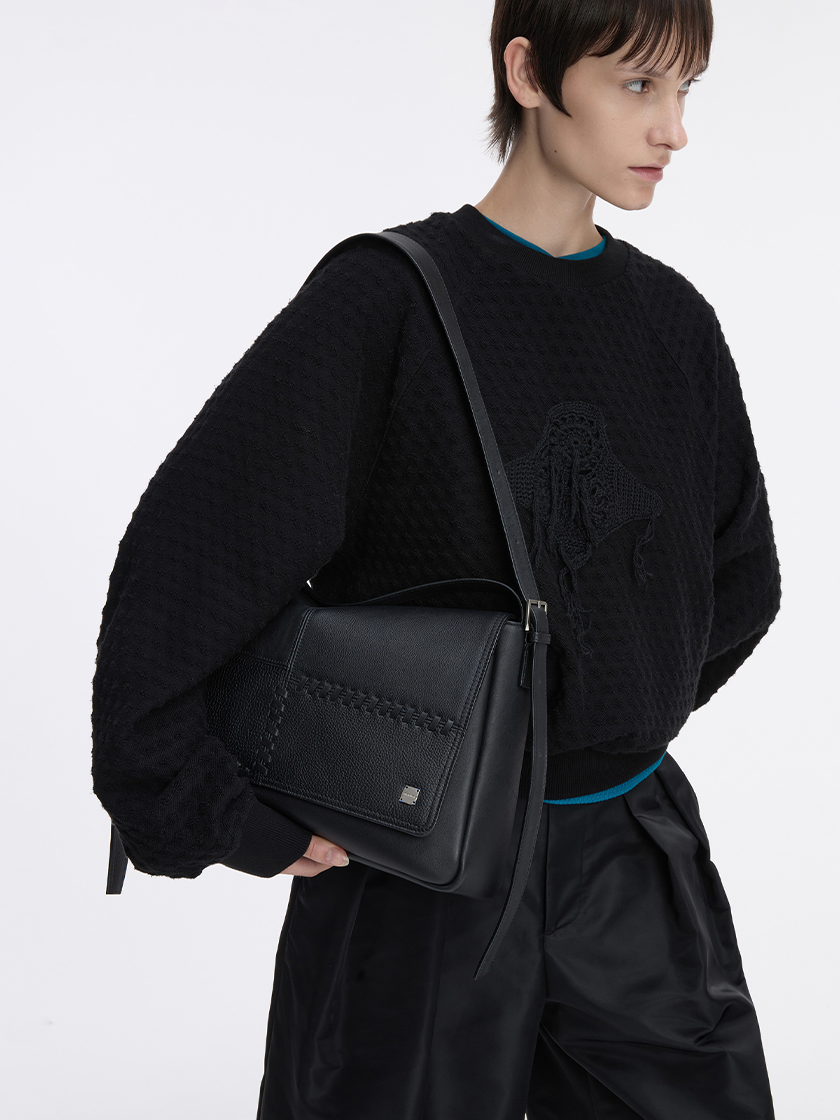Patchwork Leather Shoulder Bag