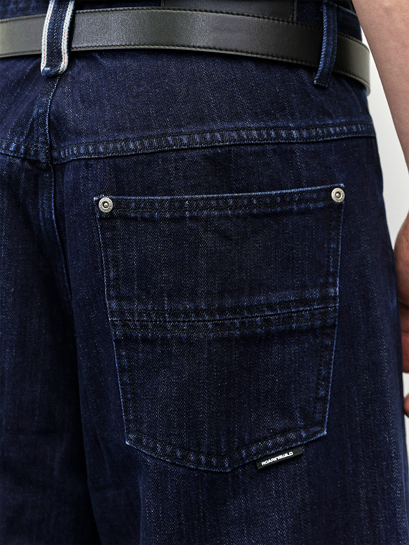 Indigo Blue Baggy Jeans