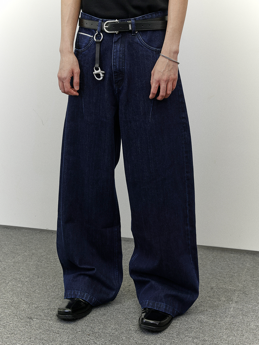 Indigo Blue Baggy Jeans
