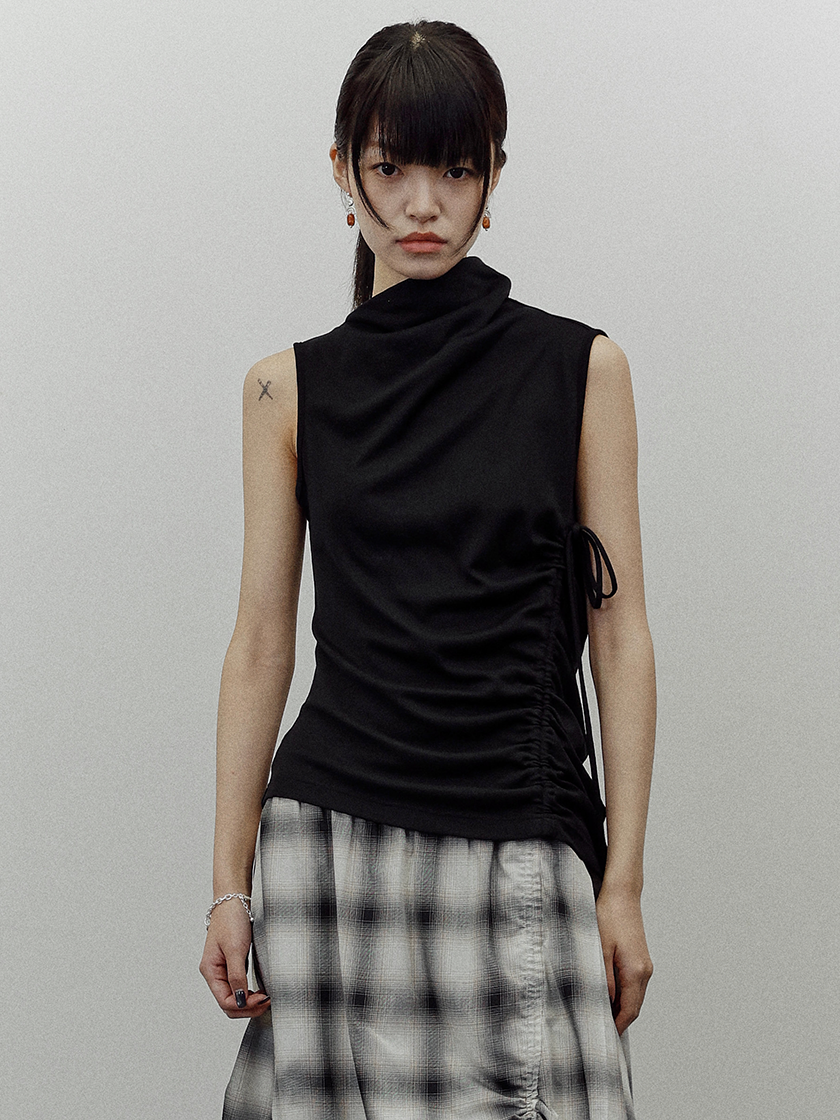 Asymmetric Ruched Top