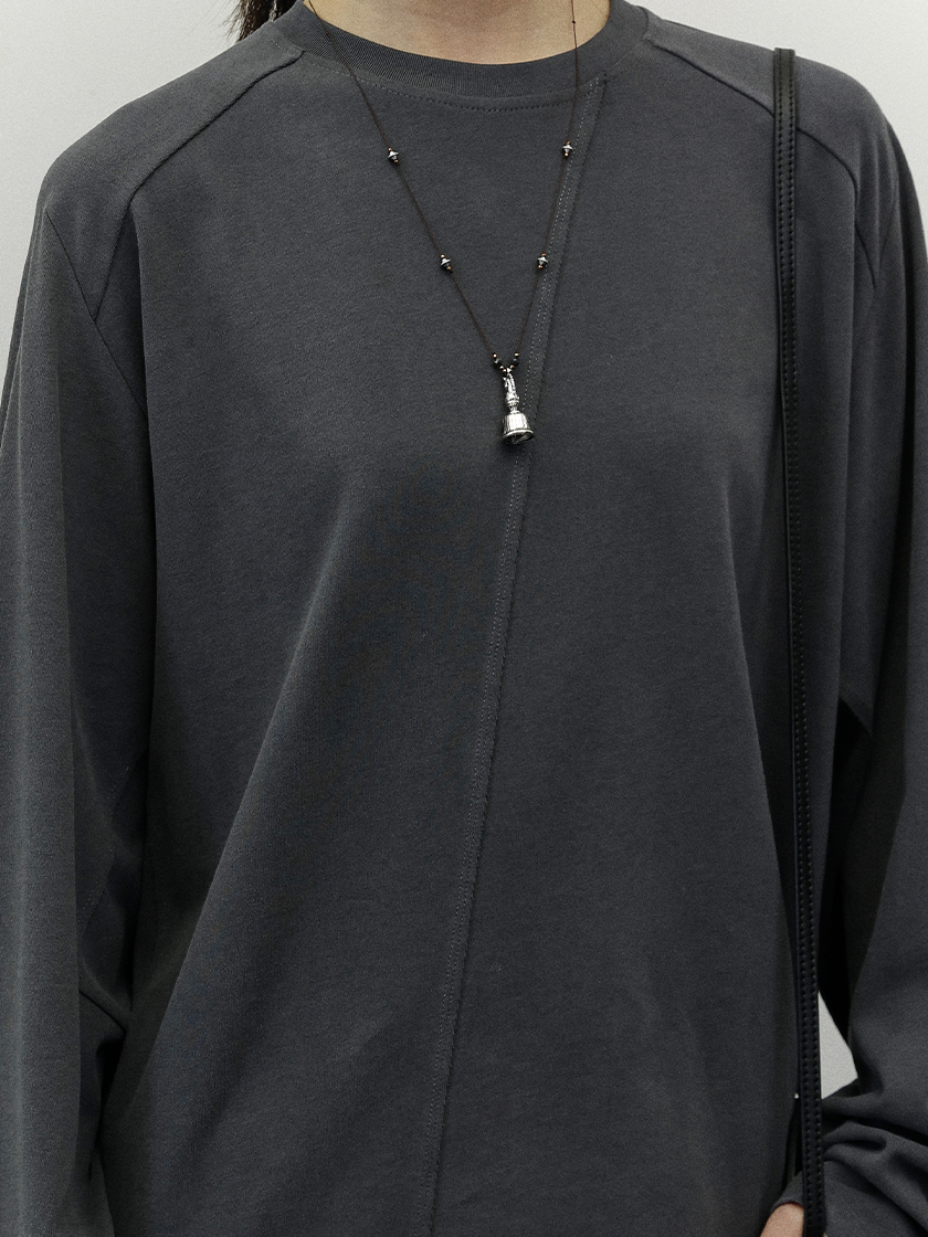 Split Oversized LS T-shirt