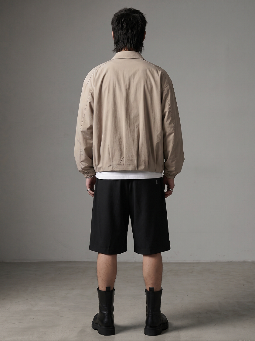 Tailored Pleated Shorts
