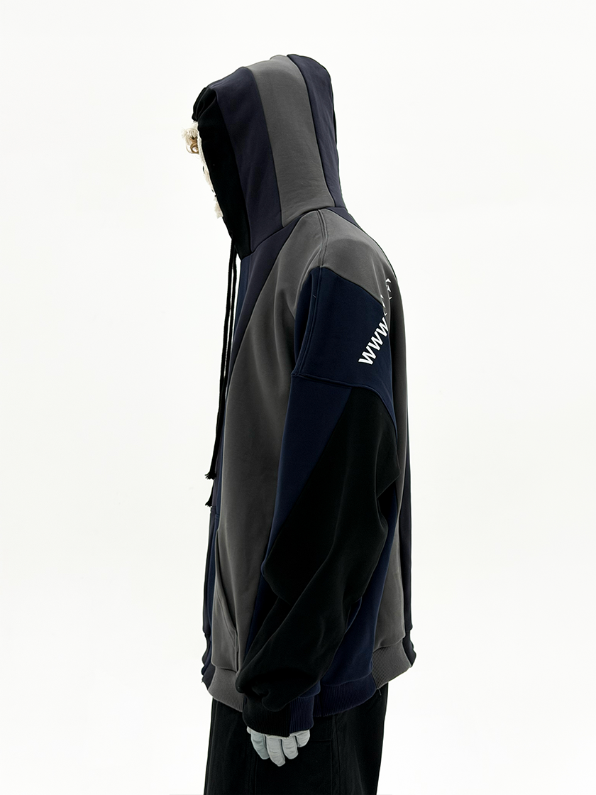 URL Paneled Hoodie