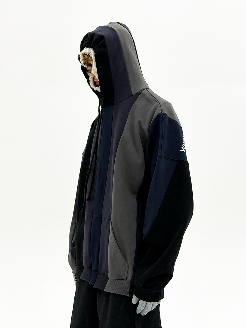 URL Paneled Hoodie