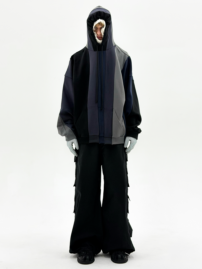 URL Paneled Hoodie