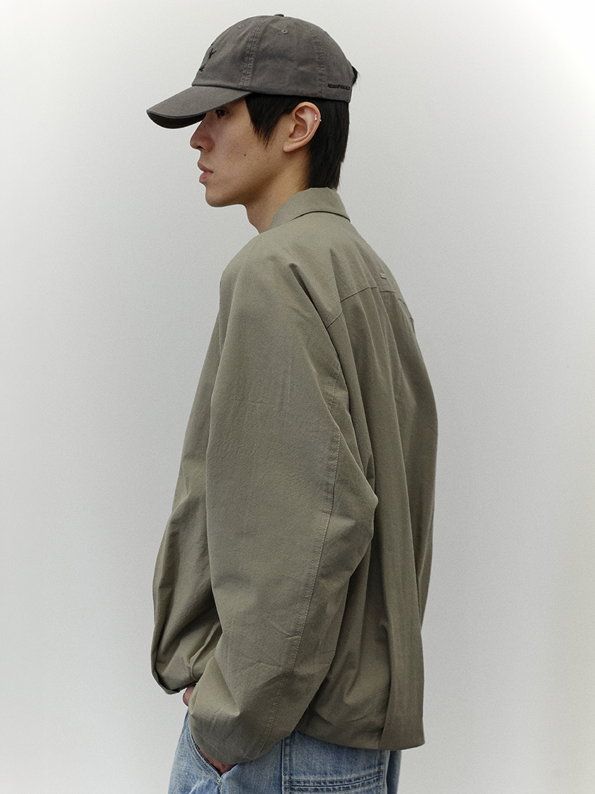 Wool Blend Ballon Jacket