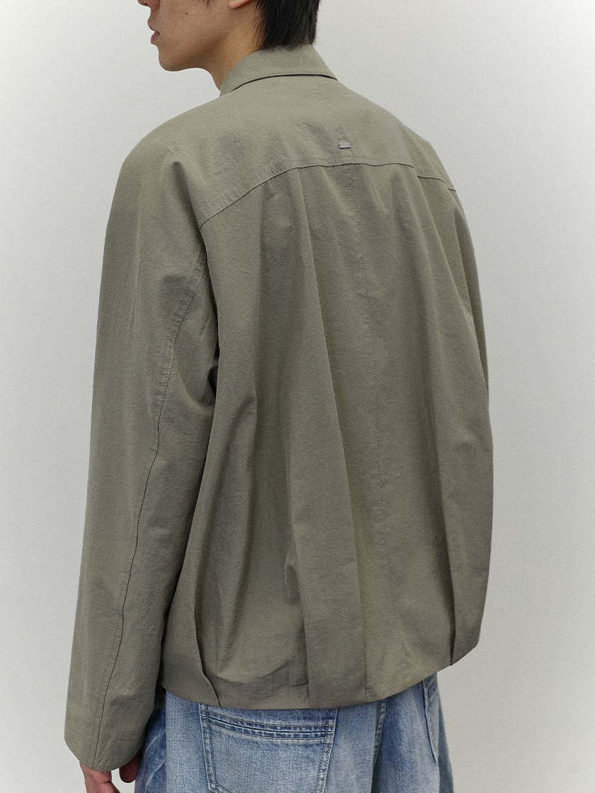 Wool Blend Ballon Jacket