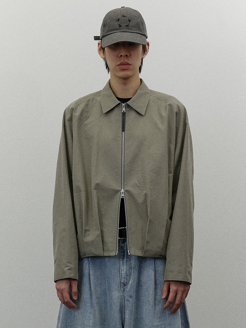 Wool Blend Ballon Jacket