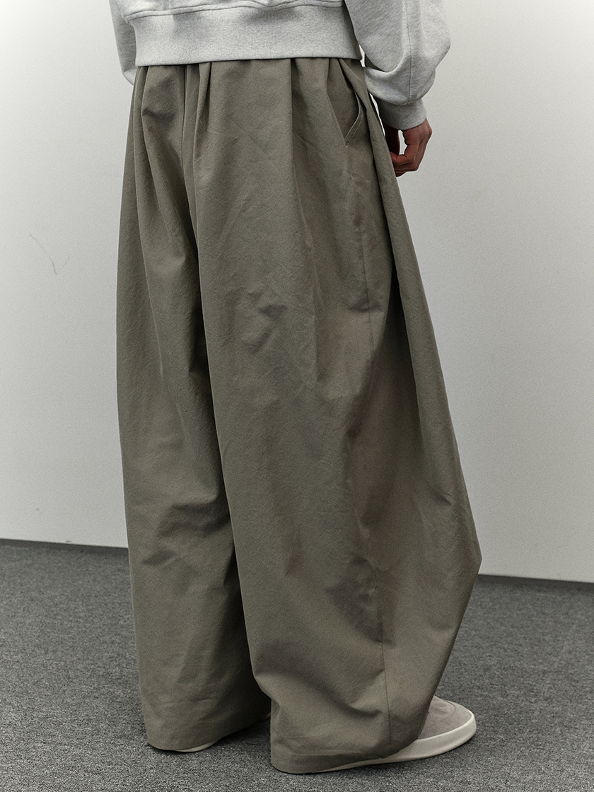 Wool Blend Ballon Pants