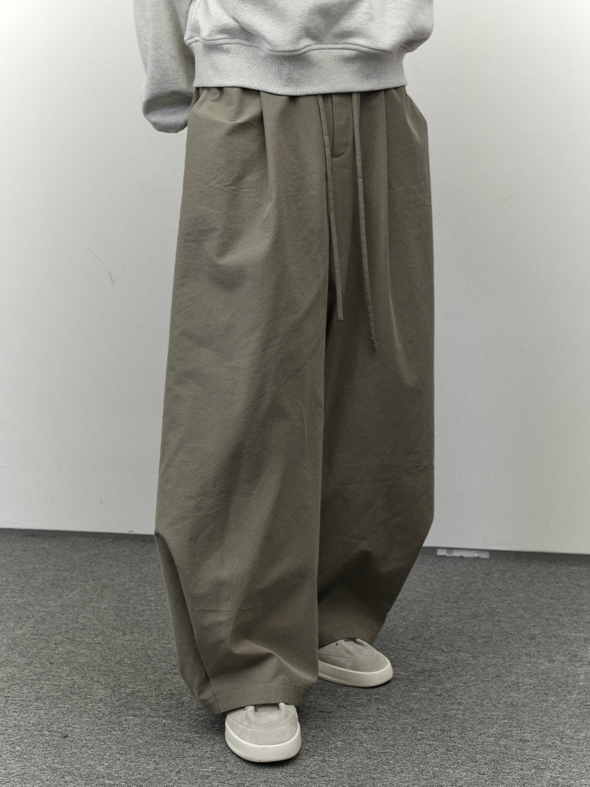 Wool Blend Ballon Pants
