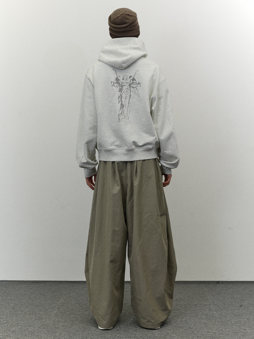Wool Blend Ballon Pants