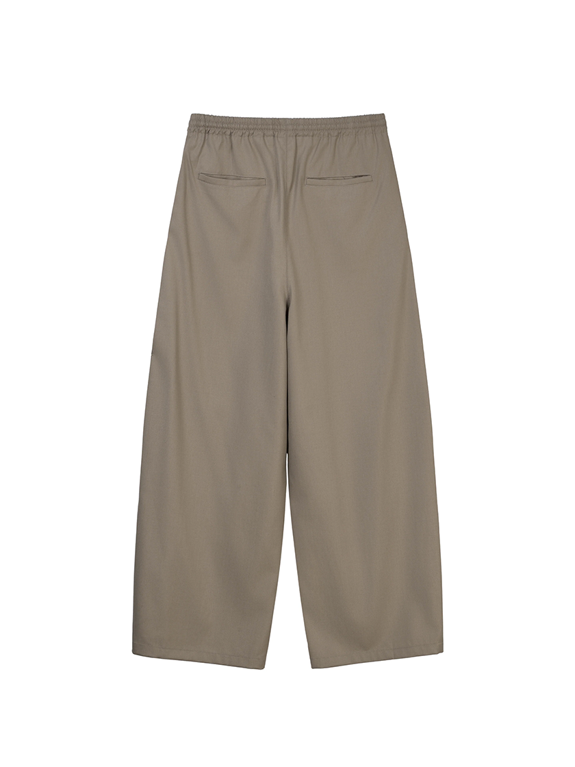 Wool Enigma Tracksuit Trousers Beige
